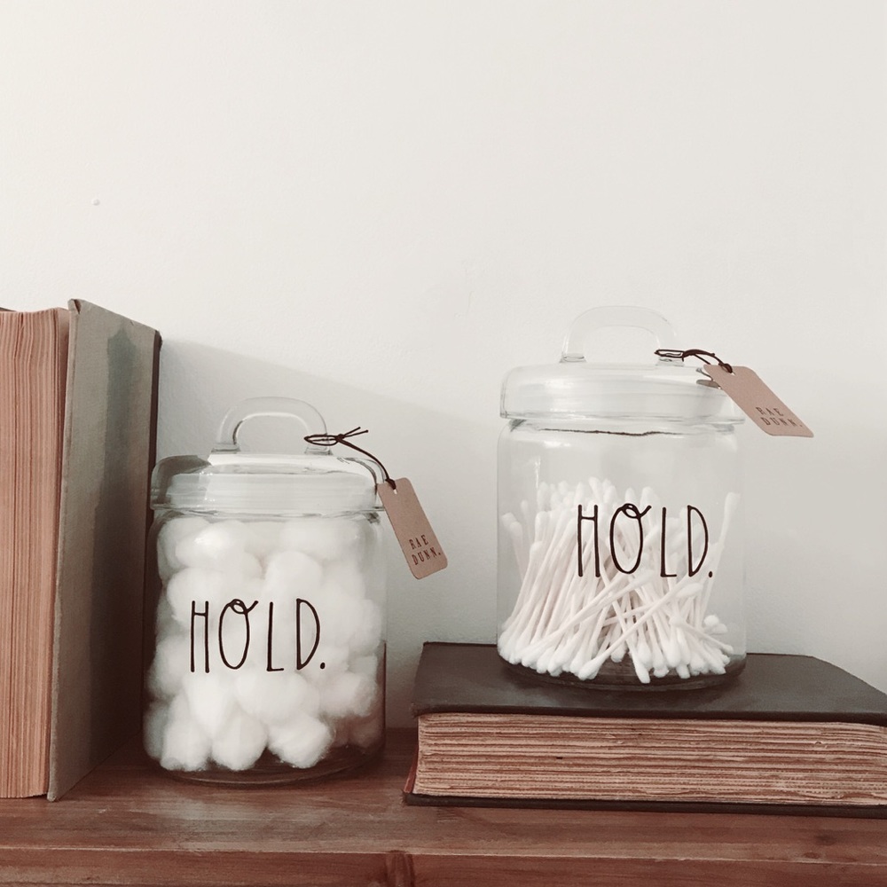 Rae Dunn HOLD container (one)